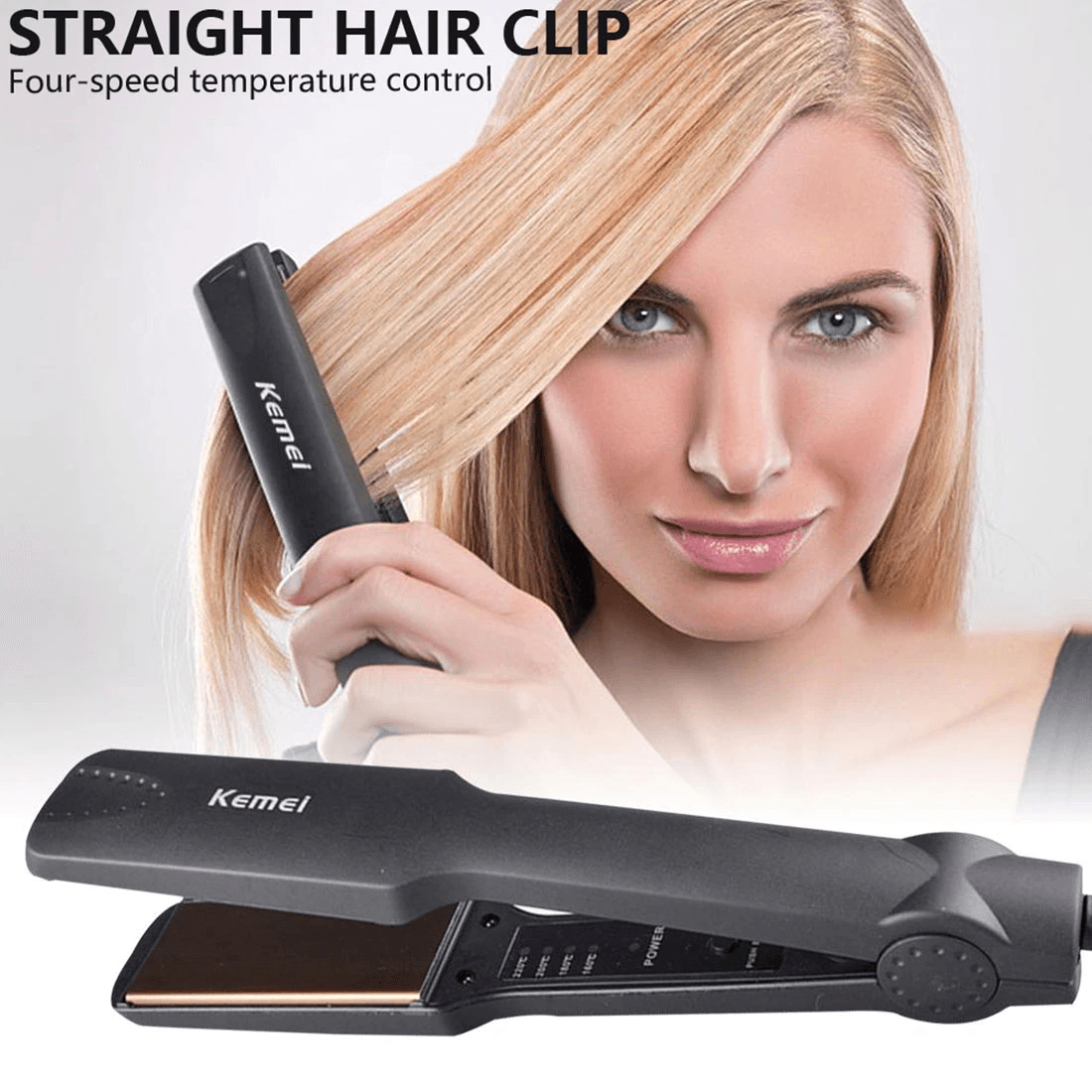 Professional Hair Straightener km329 Straightner with Temperature Control up to 220 C